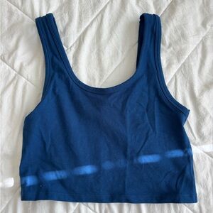 Blue tank top